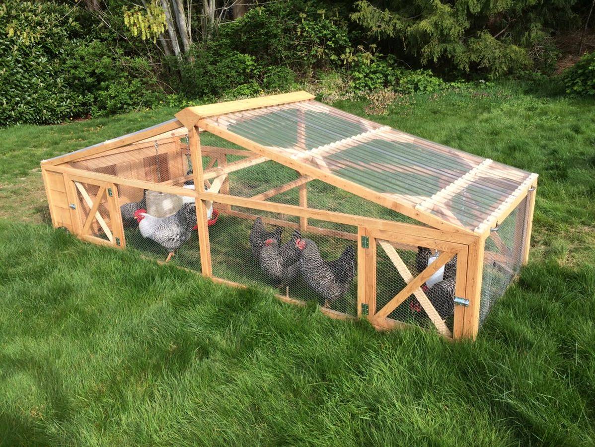 ★★ Chicken Tractor / Chicken Coop 4'x12'x4' ★★, image size:1198x900