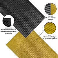8 1/2" (21.59 cm) Waxed Rite-Cell Foundation - Black