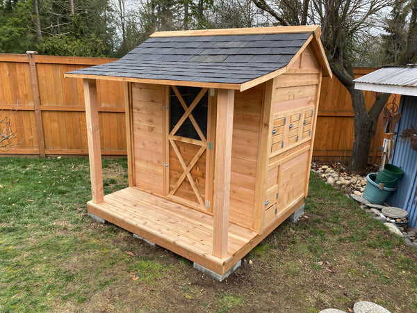 Cedar Cabin Chicken Coop