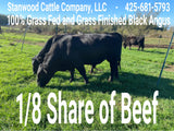 Premium 100% Grass Fed / Grass Finished Black Angus Beef Shares