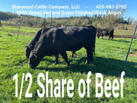 Premium 100% Grass Fed / Grass Finished Black Angus Beef Shares