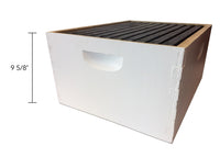 10 Frame Assembled Hive Body With Triple Dipped Plastic Frames