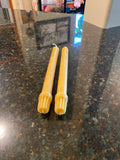 100% Pure Beeswax Taper Candles. Set of 2 pure organic beeswax candles, 10" elegant taper candles. White beeswax or Natural beeswax tapers
