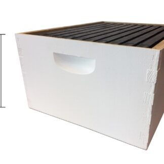 10 Frame Assembled Hive Body With Triple Dipped Plastic Frames