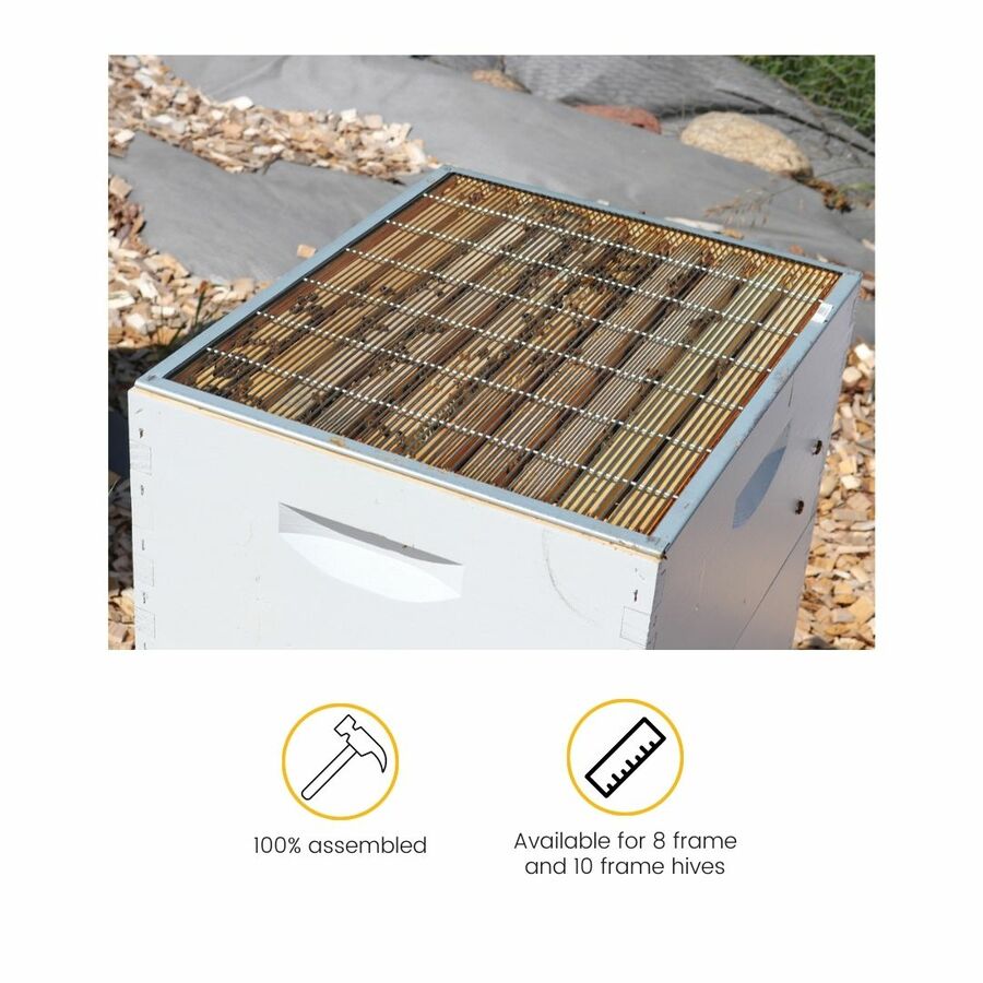 10 Frame Metal Bound Extra Heavy Welded Queen Excluder - Image 4