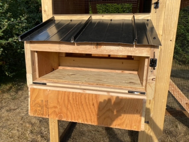 Walk-In Chicken Coop 4’ Wide – Built On Site | Douglas Fir Frame | Washington - Image 9