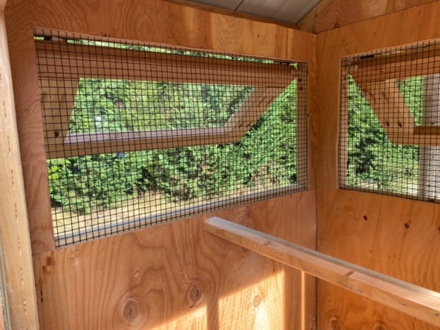 Walk-In Chicken Coop 4’ Wide – Built On Site | Douglas Fir Frame | Washington - Image 10