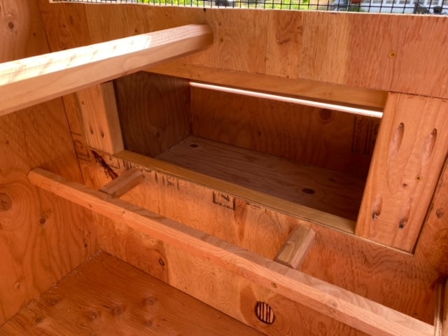 Walk-In Chicken Coop 4’ Wide – Built On Site | Douglas Fir Frame | Washington - Image 13