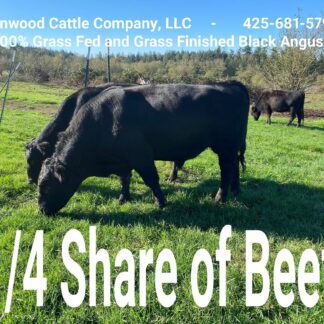 1/4 Beef - DEPOSIT