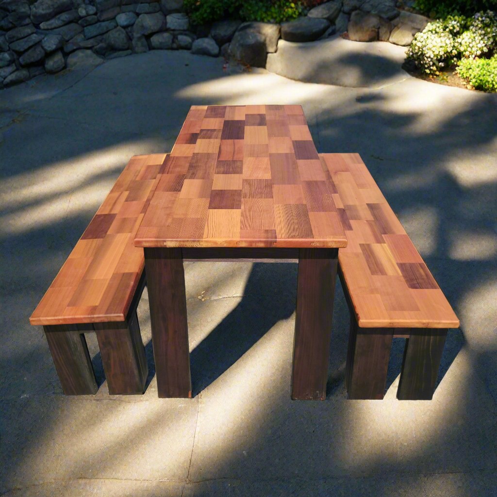 Butcher Block Dining Set